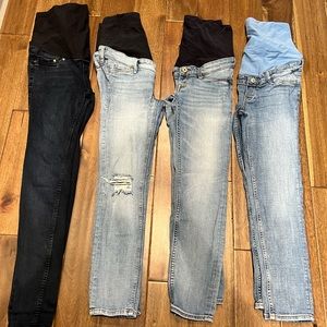 H&M Mama Jeans - Four Pair Sz. 6